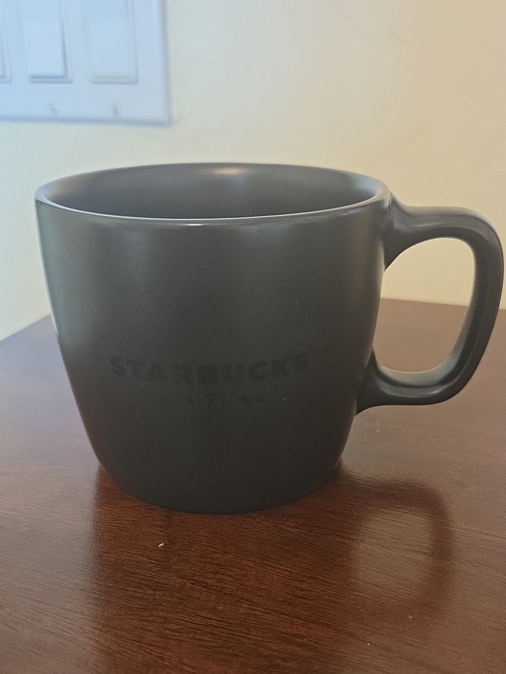 Starbucks Matte Dark Gray/Black Coffee Cup